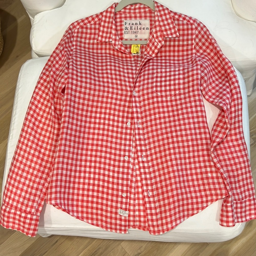 Frank and Eileen Linen Top
